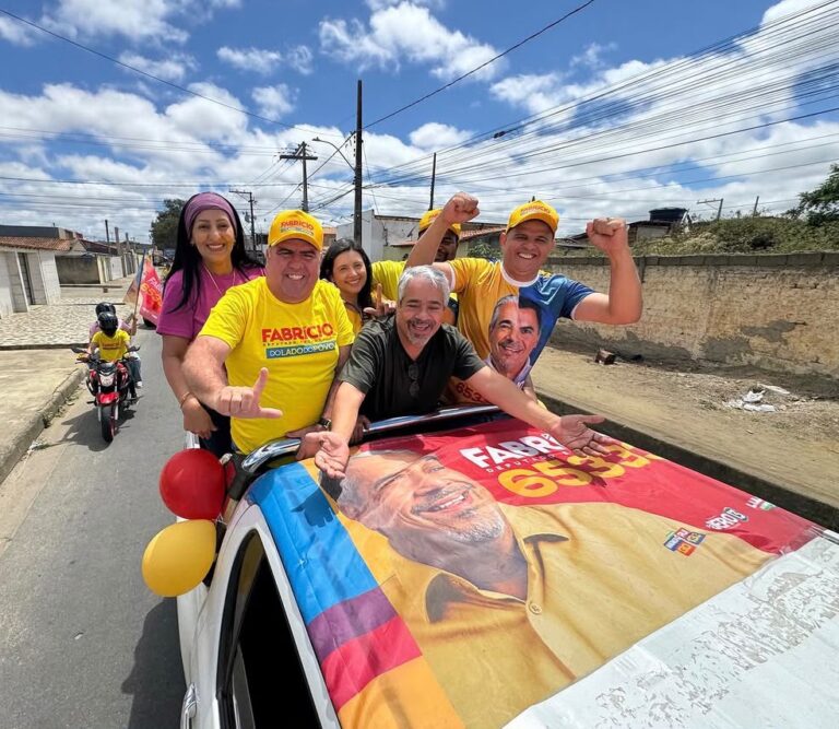 Nas ruas do bairro Patagônia, o grito de apoio: é Fabrício de novo deputado estadual