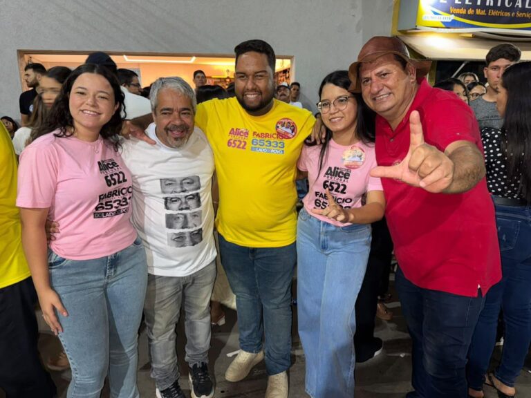Caetanos mostra sua força nas ruas e declara apoio a Fabrício e Alice para seguir avançando